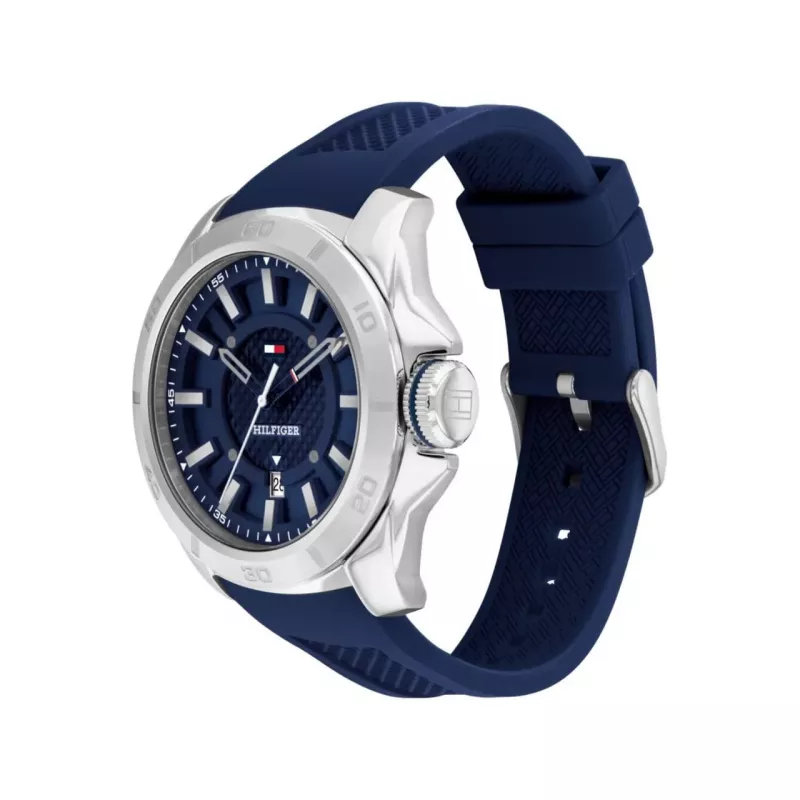 Tommy Hilfiger Reloj para hombre 1792134 48mm Acero inoxidable Esfera azul