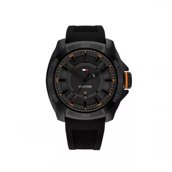 Reloj de hombre Tommy Hilfiger 1792137 49mm acero inoxidable esfera azul cronógrafo