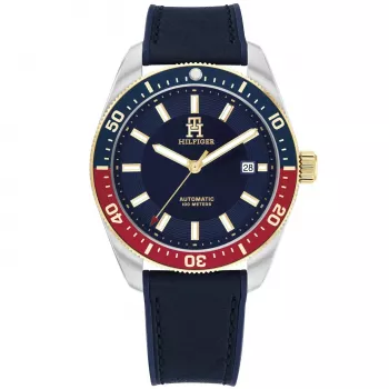 Tommy Hilfiger Reloj de hombre 1792141 40mm acero inoxidable esfera azul
