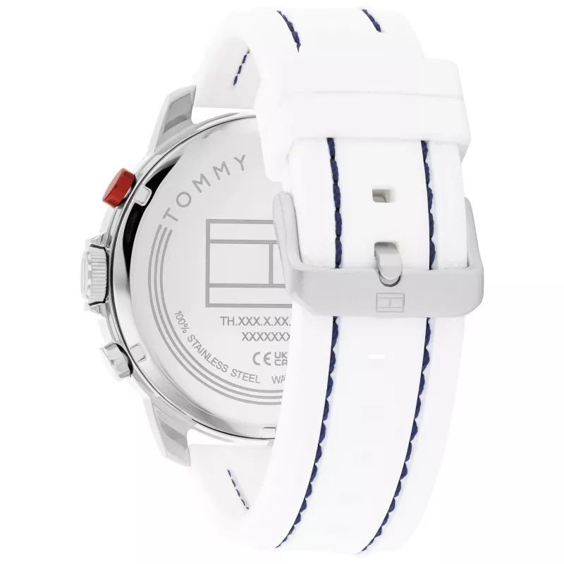 Tommy Hilfiger Reloj de hombre 1792148 46mm acero inoxidable esfera azul