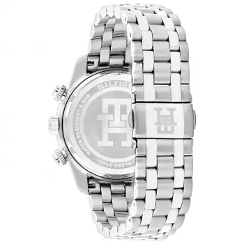 Tommy Hilfiger reloj de hombre 1792157 41mm esfera azul cuero marrón