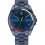 Tommy Hilfiger Reloj hombre TH1791689 44mm esfera azul correa de piel marrón