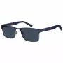 TOMMY HILFIGER TH-2040-S-KU0 Gafas de sol hombre rectangulares Havana montura de acetato lentes de policarbonato grises UV400