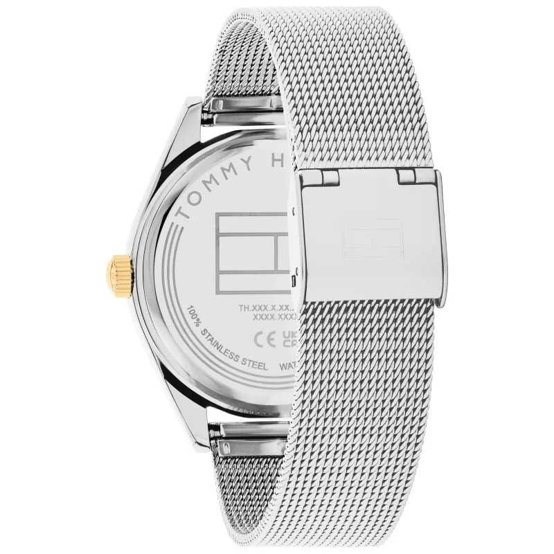 Tommy Hilfiger Reloj unisex 1782713 38mm Acero inoxidable Plateado
