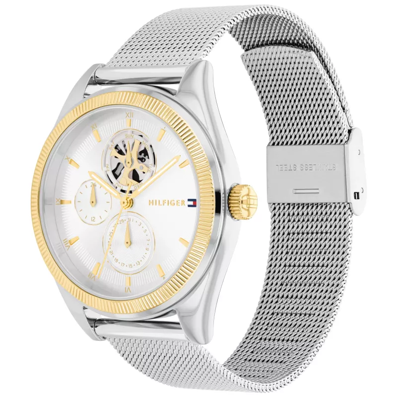 Tommy Hilfiger Reloj unisex 1782713 38mm Acero inoxidable Plateado