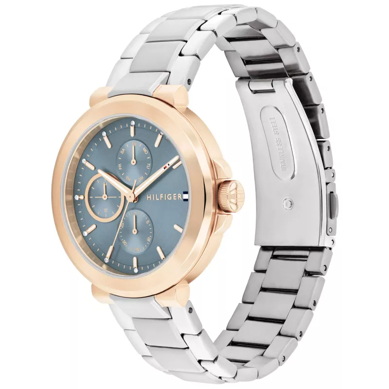 Tommy Hilfiger Reloj unisex 1782754 38mm Acero inoxidable Piel Azul