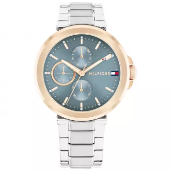 Tommy Hilfiger Reloj unisex 1782754 38mm Acero inoxidable Piel Azul
