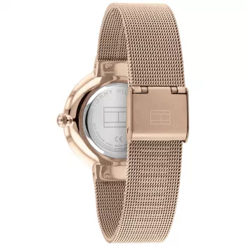 Tommy Hilfiger reloj mujer 1782218 cuarzo analógico 35mm plata acero inoxidable milanesa