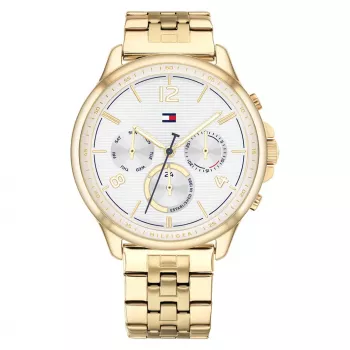 Tommy Hilfiger Reloj de mujer 1782223 reloj analógico de cuarzo 38mm plata acero inoxidable malla