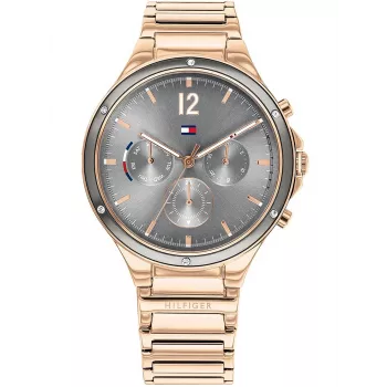 Tommy Hilfiger Reloj de mujer 1782277 reloj de cuarzo 38mm plata acero inoxidable milanesa