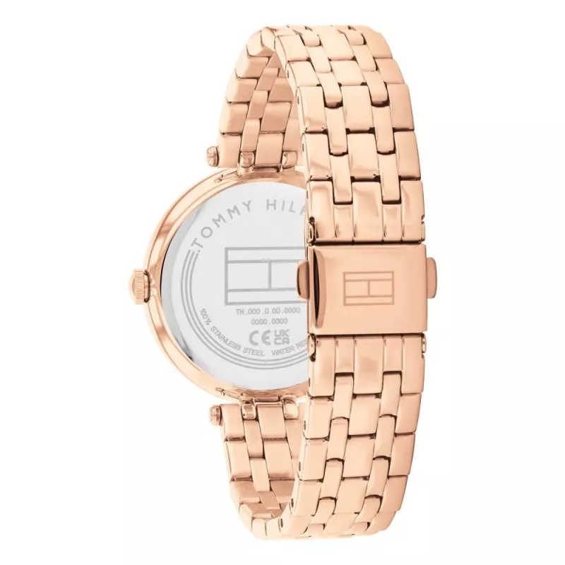 Tommy Hilfiger Reloj analógico de cuarzo para mujer Casey 1782761 33mm plata acero inoxidable