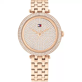 Tommy Hilfiger Reloj analógico de cuarzo para mujer Casey 1782761 33mm plata acero inoxidable