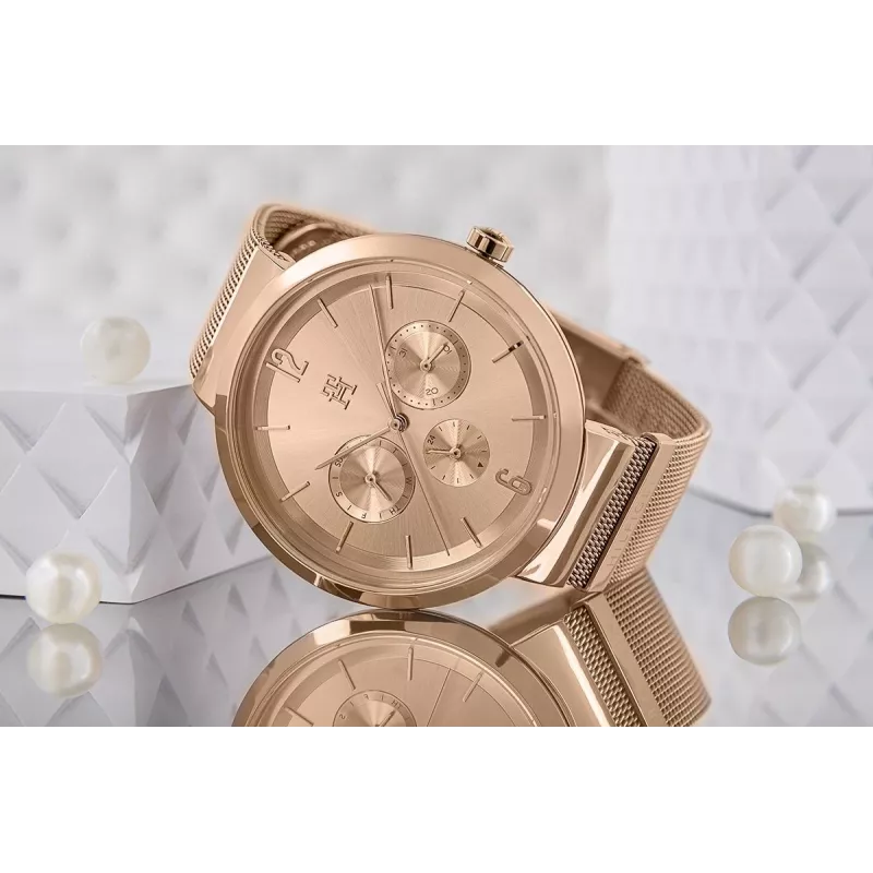 Tommy Hilfiger reloj mujer Pippa cuarzo 1782538 40mm plata acero inoxidable