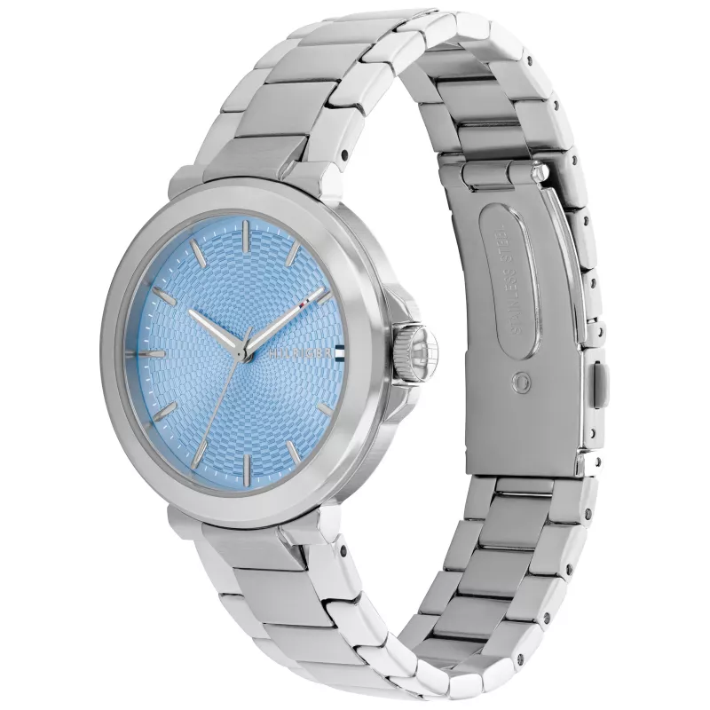 Tommy Hilfiger Reloj de cuarzo para mujer Pippa 1782777 34mm plata acero inoxidable malla