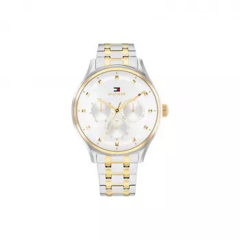 Tommy Hilfiger Reloj de cuarzo de mujer Pippa 38mm Blanco Silicona