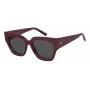 TOMMY HILFIGER Gafas de sol de mujer TH-2223-S-LHF 53/19/140 mm Negro acetato Gris policarbonato UV400