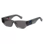 Gafas de sol de mujer TOMMY JEANS TJ-0093-S-KB7 - montura negra, lentes grises, 55/18/145 mm