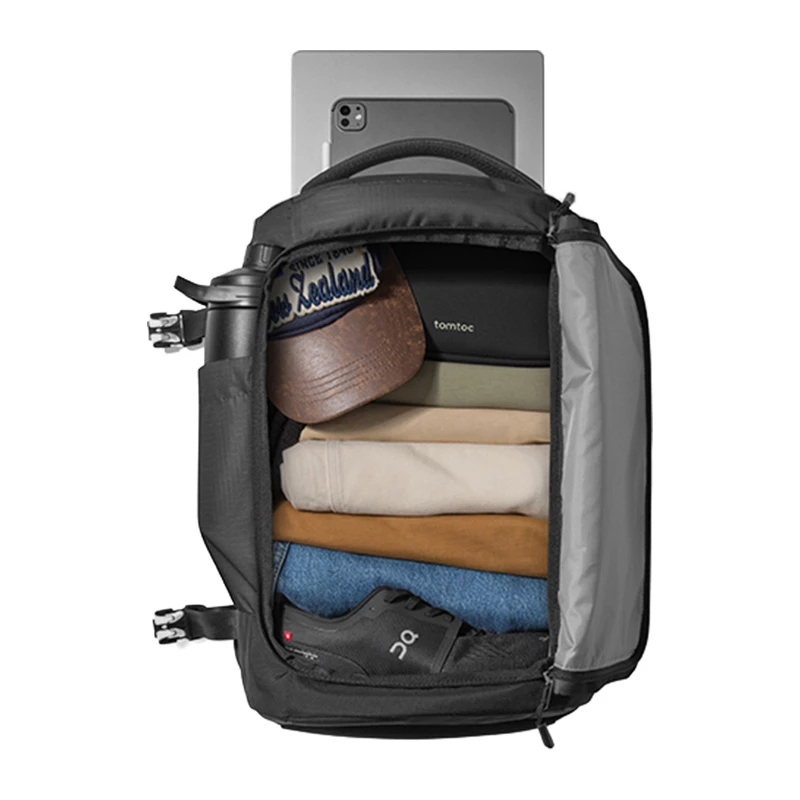TOMTOC Navigator-T66 Liteway mochila de viaje 28L/15.6 (Negro)