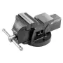 Tornillo de banco para cerrajero TOPEX 100 mm, base giratoria, fundición gris