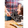 TOPEX Tornillo de banco giratorio para cerrajeros 125 mm con base giratoria 360° y yunque