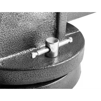 TOPEX Tornillo de banco giratorio para cerrajero 200 mm