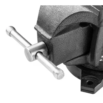 TOPEX Tornillo de banco giratorio para cerrajero 200 mm