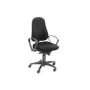 TOPSTAR Balance 50 Silla giratoria Silla de oficina, tejido negro, mecanismo sincronizado puntual, reposabrazos ajustables en altura, certificado GS (BAL50T20)