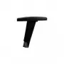 Topstar T2 reposabrazos ajustables en altura con Softpad, negro/cromo, 1 par (7090 CHR)