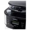 Tornado TCM-1025A-GS cafetera de filtro con molinillo integrado, 1,5 l, 12 tazas, 1050 W, acero inoxidable/negro