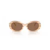 Tory Burch Gafas de sol de mujer TY7214U318173 carey acetato marrón degradado 53mm