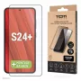 TOTI PREMIUM Protector de pantalla de cristal templado 3D Full Cover para Samsung Galaxy S24+/S25+