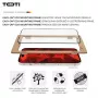 TOTI PREMIUM 3D protector de pantalla de cristal templado, cobertura total para Samsung Galaxy S25 Ultra