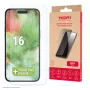 TOTI Protector de pantalla de cristal templado 2D Full Cover para iPhone 16/15 Pro/15 transparente