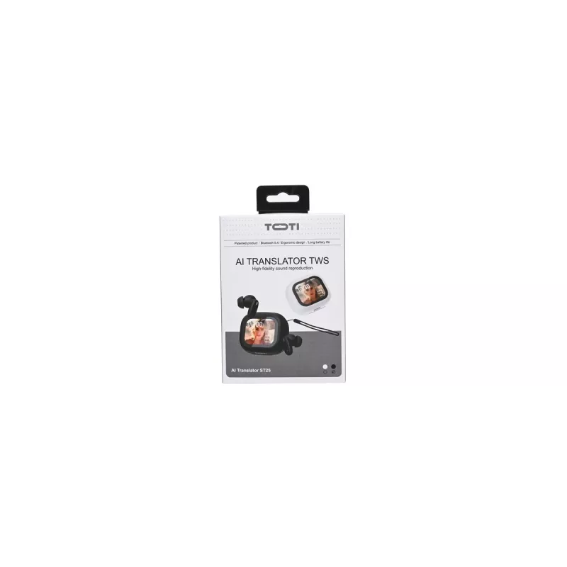 Traductor con IA Toti TWS ST25, Negro