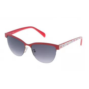 TOUS Gafas de sol de mujer STO314-570357 Cat Eye acetato Havana 57mm