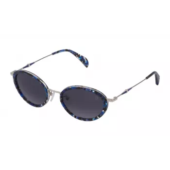 TOUS Gafas de sol mujer STO388-5101H6 Brown Havana butterfly 51 mm