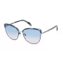TOUS Gafas de sol de mujer STO436570SN9 montura de acetato habana marrón lentes degradadas marrones 57mm