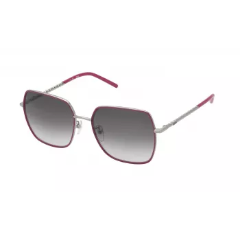 TOUS Gafas de sol de mujer STO460-570A39 Havana Marrón Acetato Montura angular 57mm