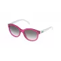 Gafas de sol mujer TOUS STO870-5402GR Havana marrón acetato montura cuadrada lentes grises degradadas 54mm