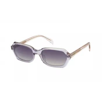 TOUS Gafas de sol de mujer STOB44-54L83X - Montura de acetato color habana con lentes degradadas marrones, 54/20/135 mm
