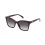TOUS Gafas de sol para mujer STOB505509FH Montura de acetato color habana Lentes marrones degradadas 55/18/140 mm