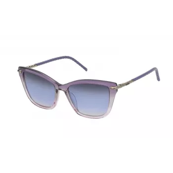 TOUS Gafas de sol mujer STOB87-540ABT - Havana acetato cat-eye con lentes degradadas marrones 54mm