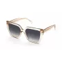 TOUS Gafas de sol de mujer STOC40-5609TU - Montura rectangular negra con lentes grises degradadas - 56/17/140 mm
