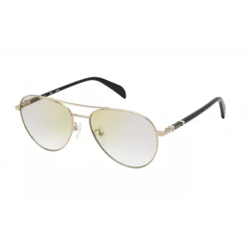 TOUS Gafas de sol de mujer STO43756300G - Montura de acetato Havana, lentes grises degradadas, protección UV400