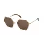 TOUS Gafas de sol de mujer STO445-57300K marrón habana geométricas montura completa