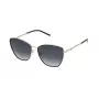 TOUS Gafas de sol de mujer STO459-570300 Rectangulares Acetato Negro Montura Lentes grises 57/17/140 mm UV400