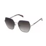 TOUS Gafas de sol de mujer STO461-570E66 Havana marrón acetato montura completa cuadrada modificada