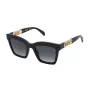 TOUS Gafas de sol de mujer STOB91-520700 montura negra de acetato cuadrada lentes grises de policarbonato UV400 52/22/140 mm