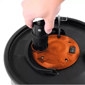 Aspirador de cenizas TOYA 72928 1200 W 20 L acero inoxidable