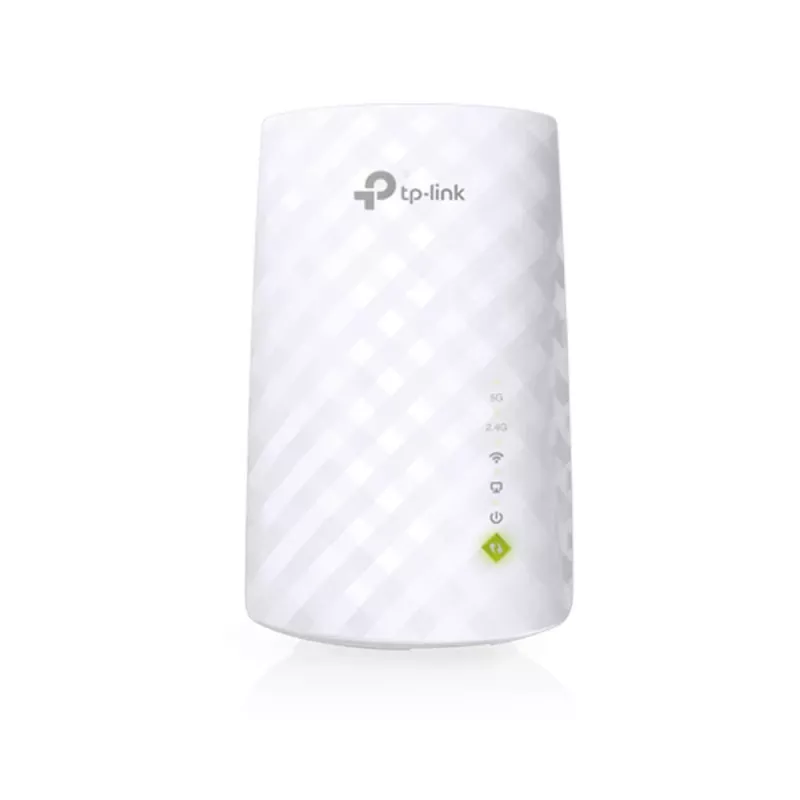 TP-Link AC750 Repetidor WiFi RE200 - Amplificador de señal de doble banda para enchufe, 1 puerto Ethernet, WPS, modo punto de acceso